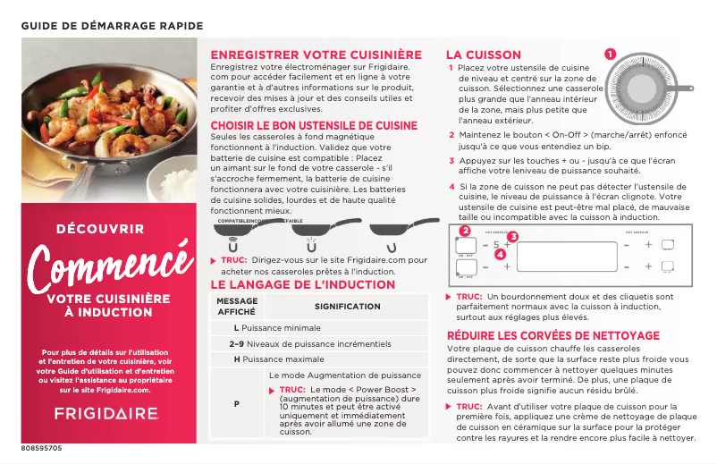 Image de la première page du manuel de l'appareil FFIF3054TS