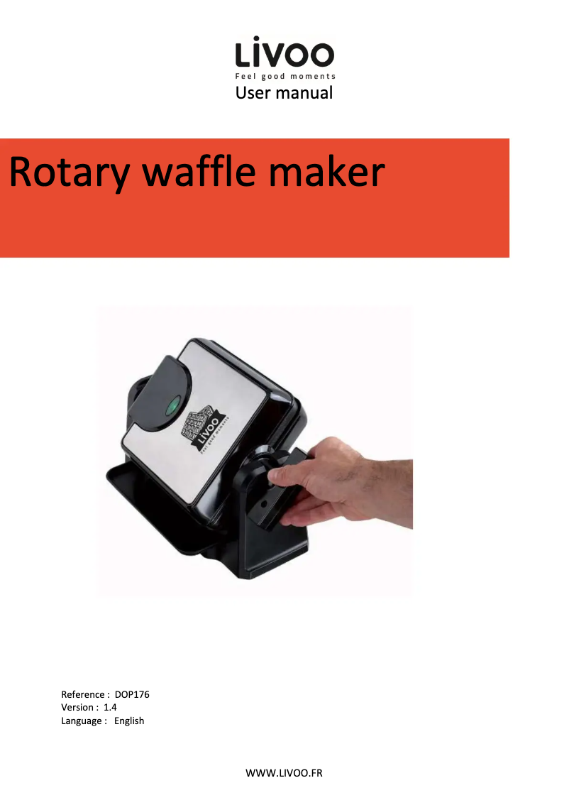 Page n°1 - Manuel utilisateur Livoo DOP176