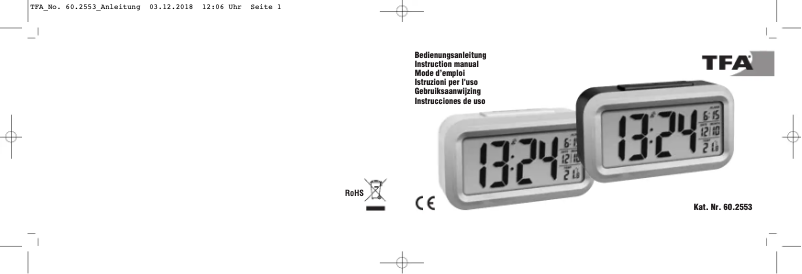 Imagen de la primera página del manual del dispositivo 60.2553.02