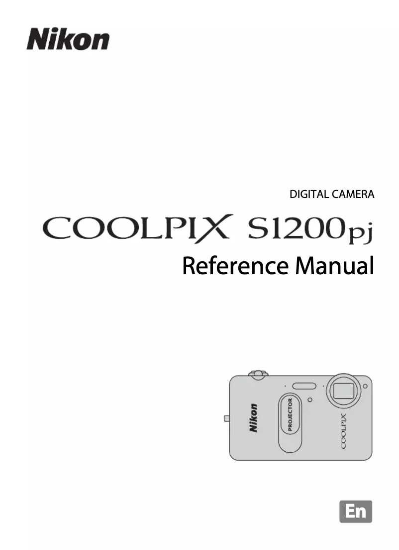Page n°1 - Manuel utilisateur Nikon Coolpix S1200pj