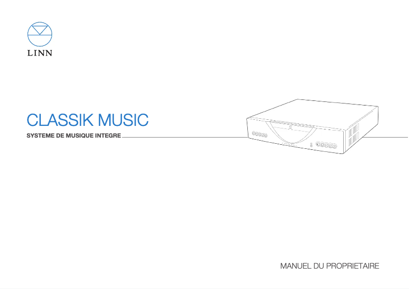 Image de la première page du manuel de l'appareil Classik Music 08