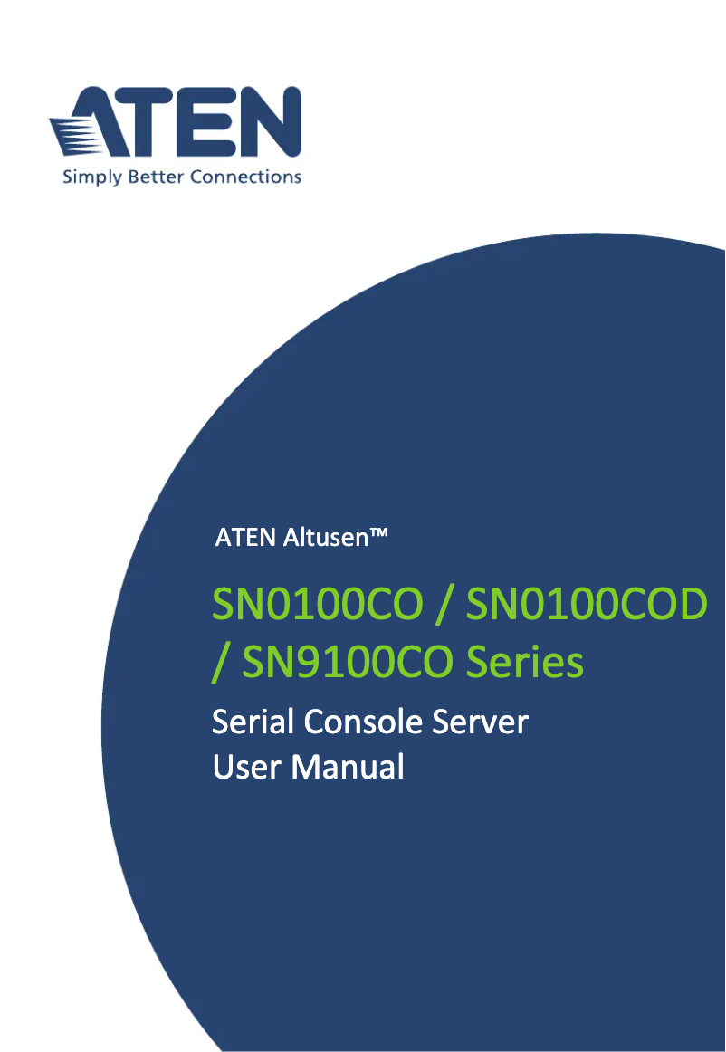 Image de la première page du manuel de l'appareil SN9116CO