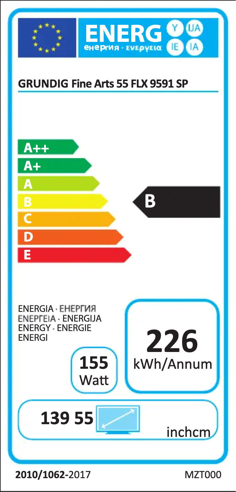 Image de la première page du manuel de l'appareil Fine Arts 55 FLX 9591 SP
