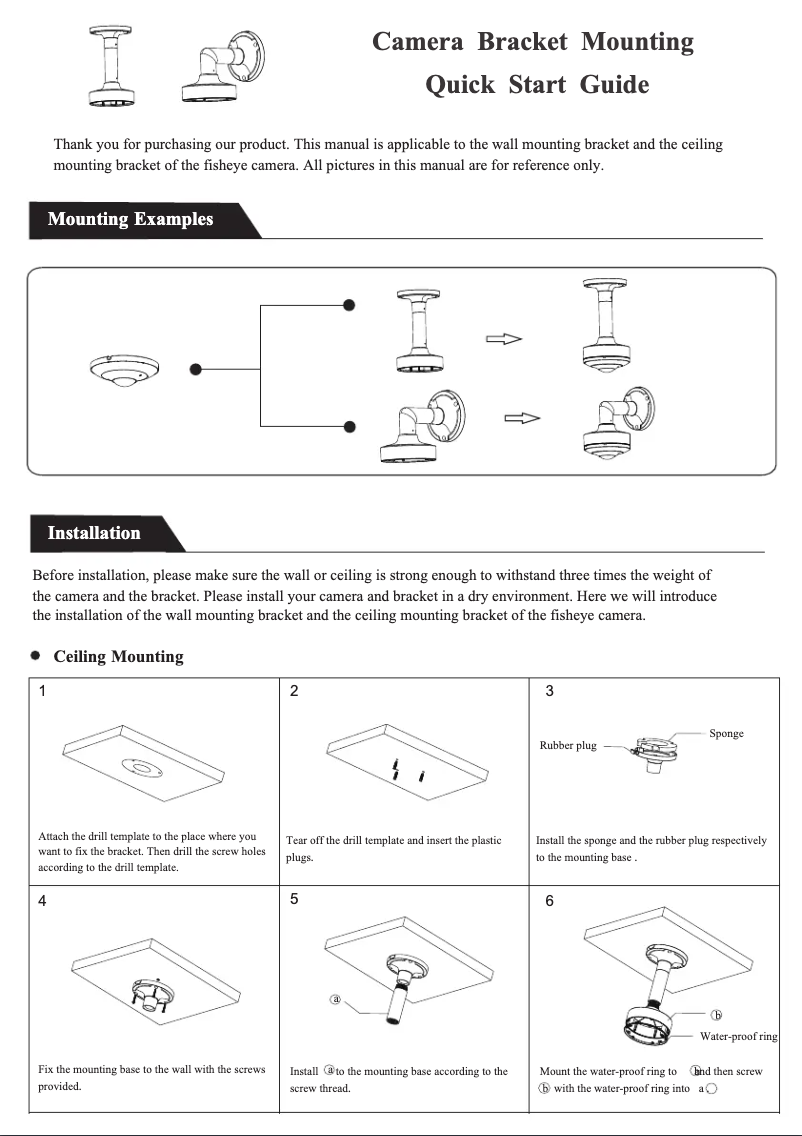 Page 1 de la notice Guide de démarrage rapide Speco Technologies WMT2