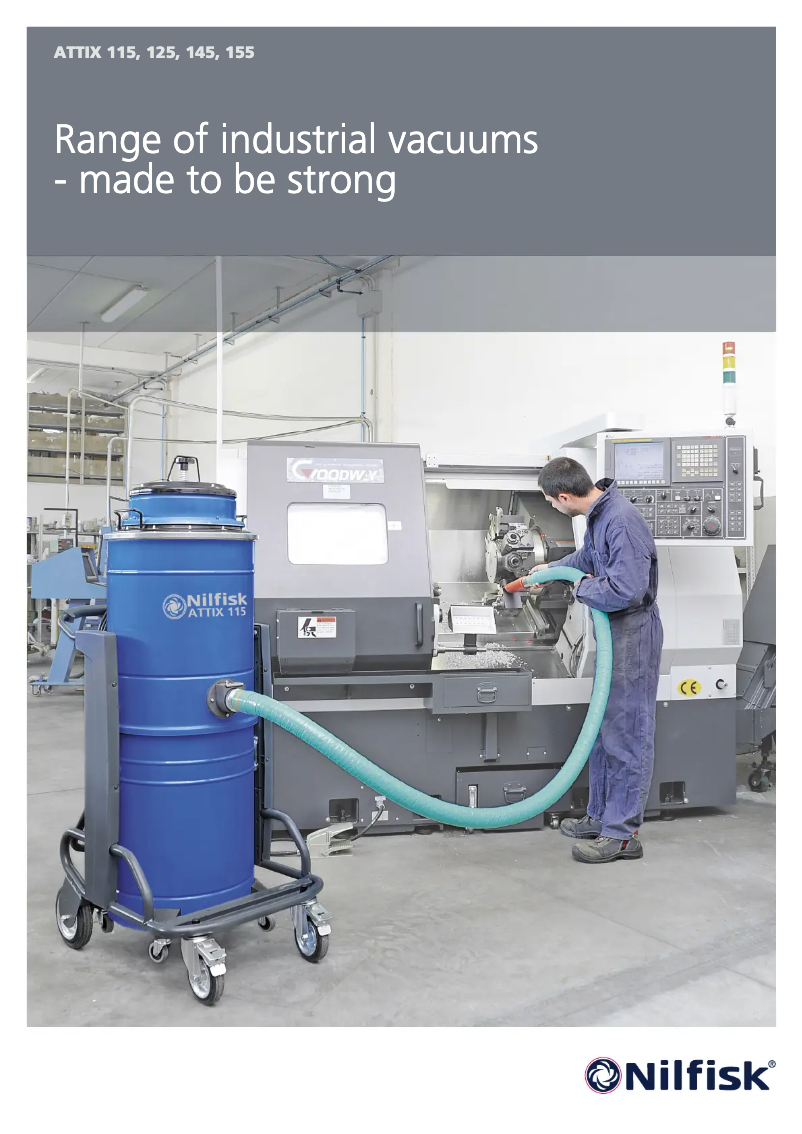 Página 1 del manual Folleto Nilfisk ATTIX 115-01