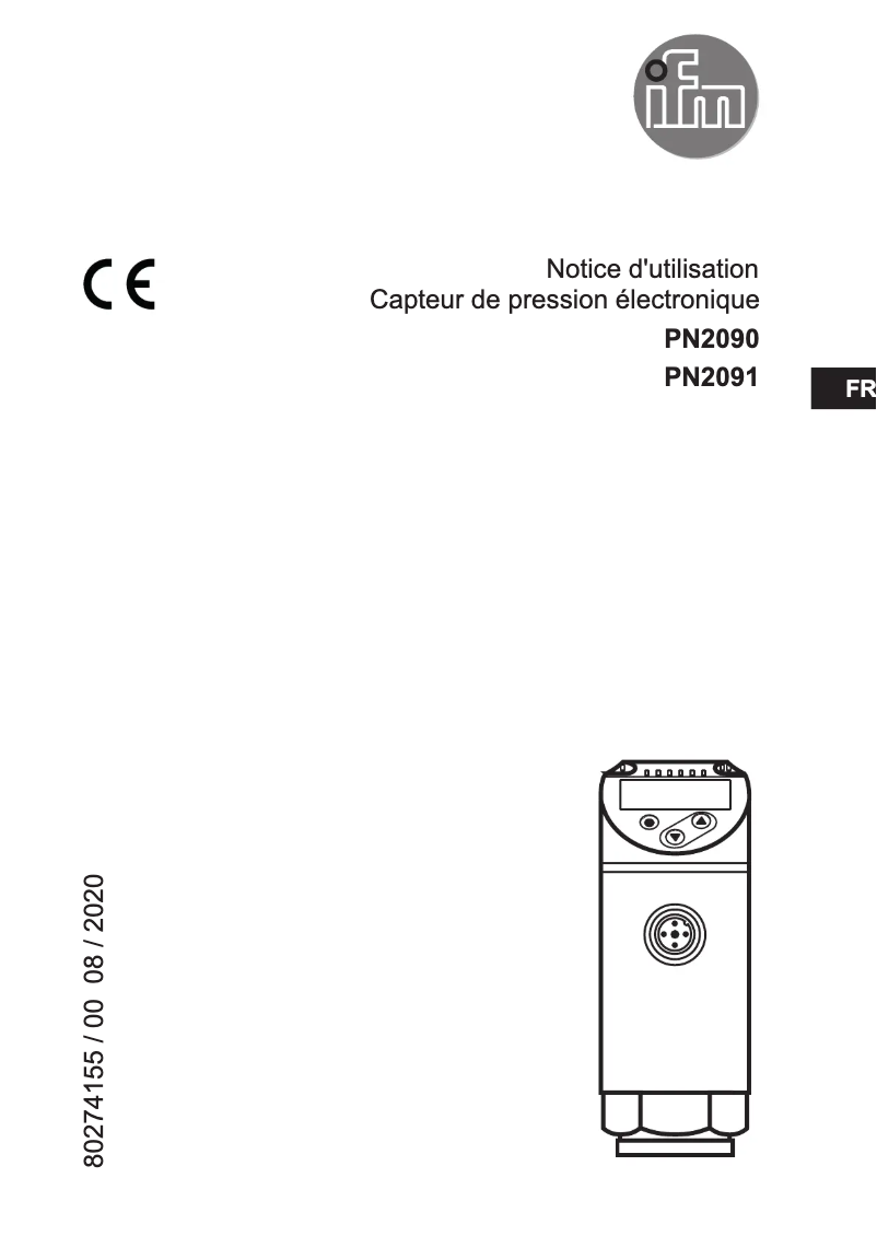 Page n°1 - Manuel utilisateur IFM PN2091