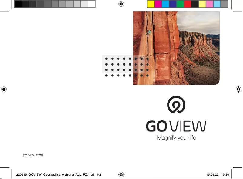 Page n°1 - Manuel utilisateur Goview ZoomR