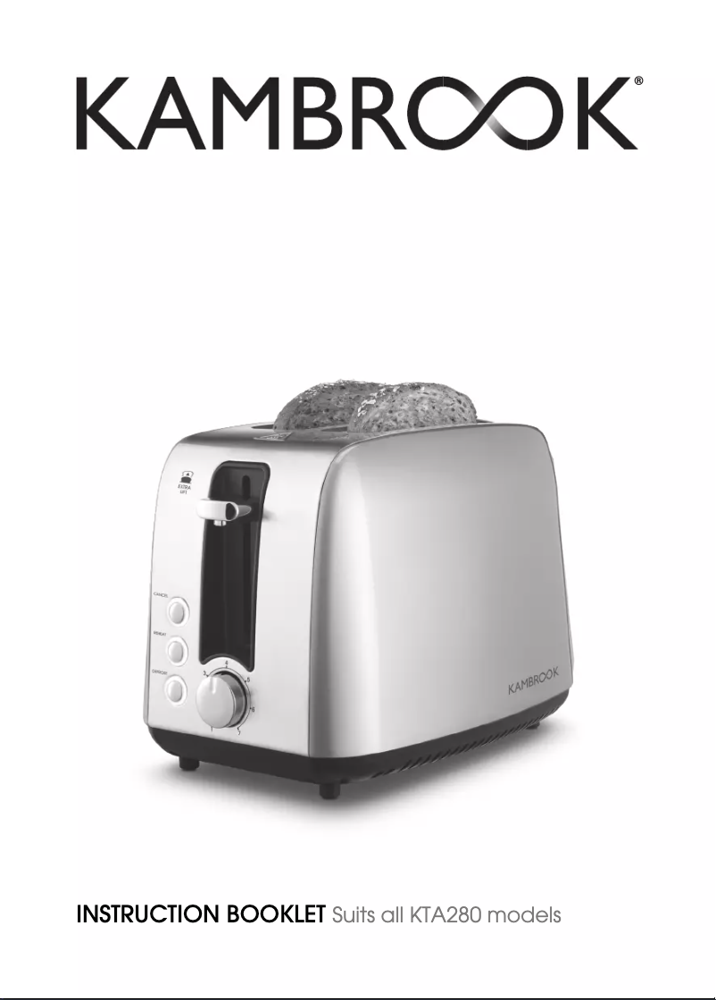 Image de la première page du manuel de l'appareil Deluxe Collection KTA280