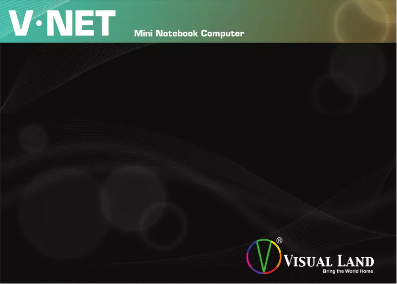 Image de la première page du manuel de l'appareil V-Net VL-760
