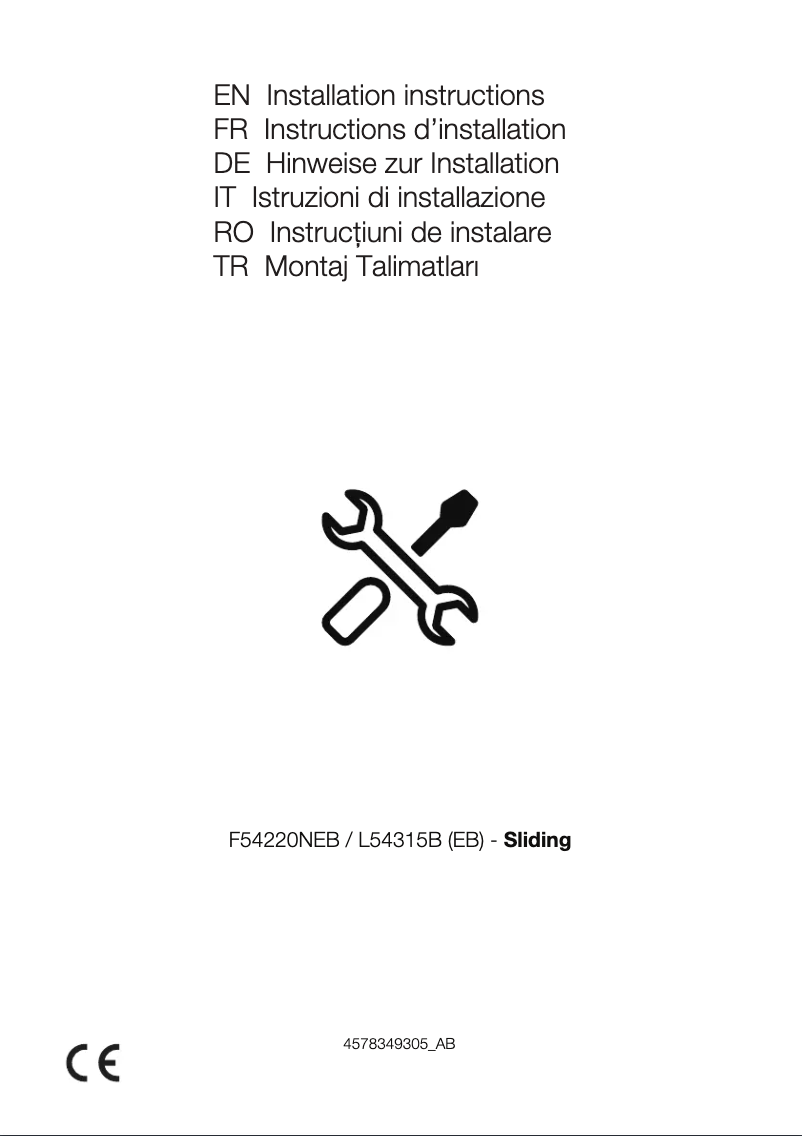 Page n°1 - Instructions / montage Grundig GFNI12430N