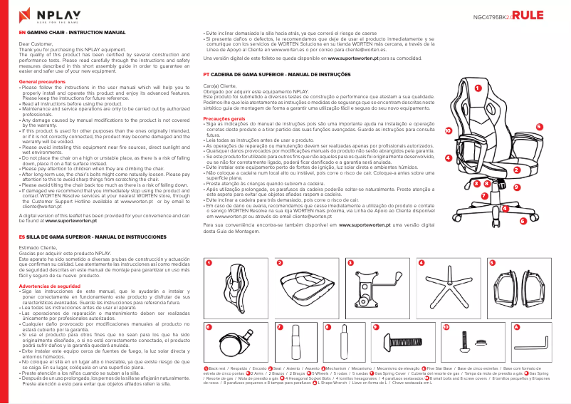 Página 1 del manual Manual de usuario NPLAY RULE 2.0