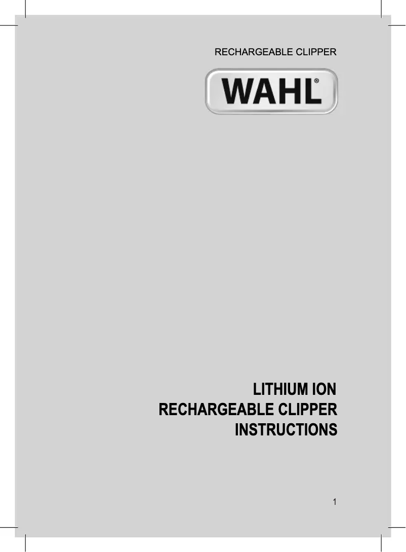 Image de la première page du manuel de l'appareil Lithium Ion 796001