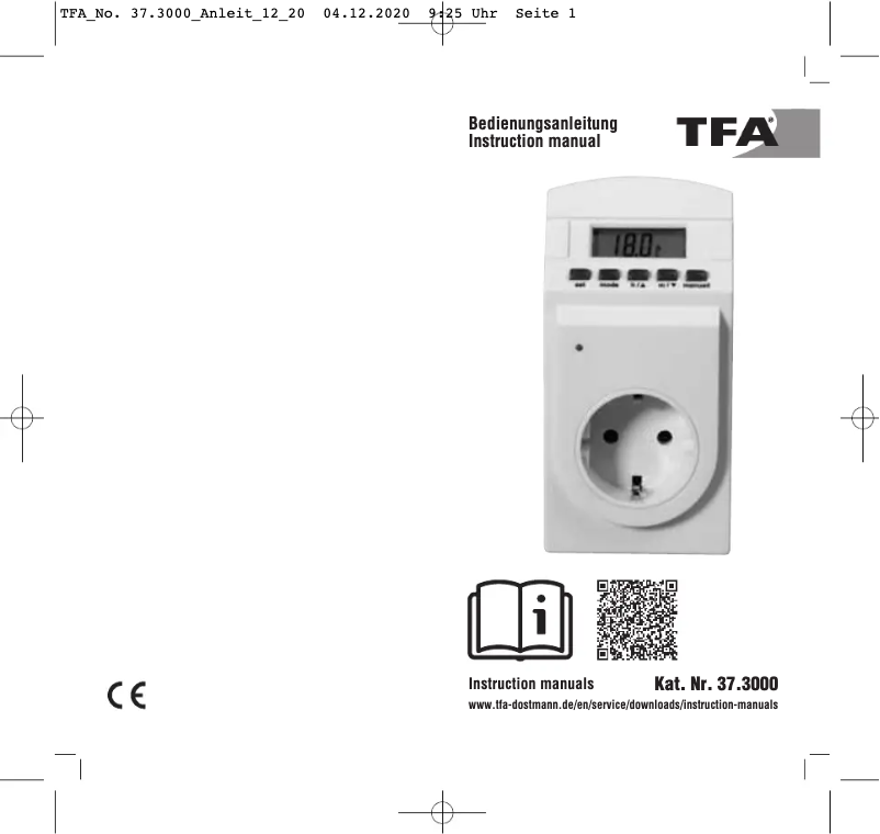 Imagen de la primera página del manual del dispositivo 37.3000