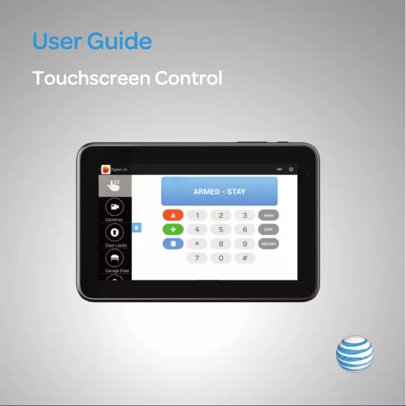 Image de la première page du manuel de l'appareil Touchscreen Control