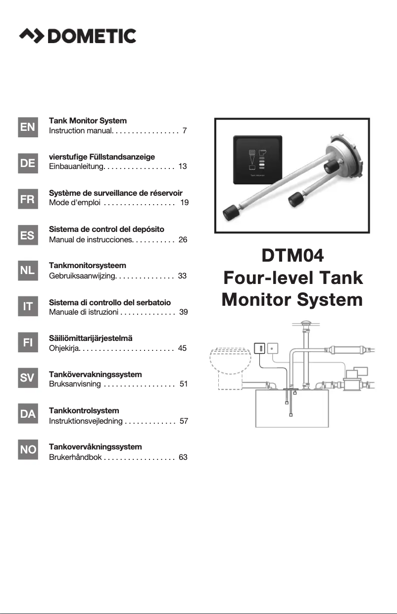 Imagen de la primera página del manual del dispositivo DTM04