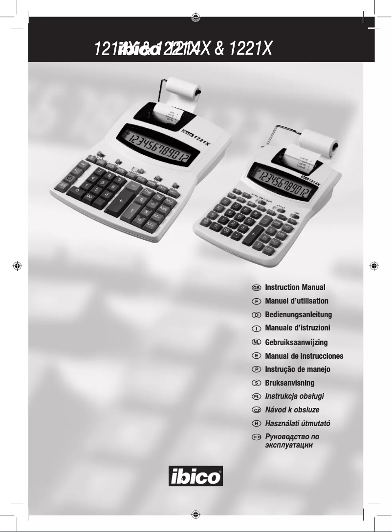 Página 1 del manual Manual de usuario Ibico 1214x