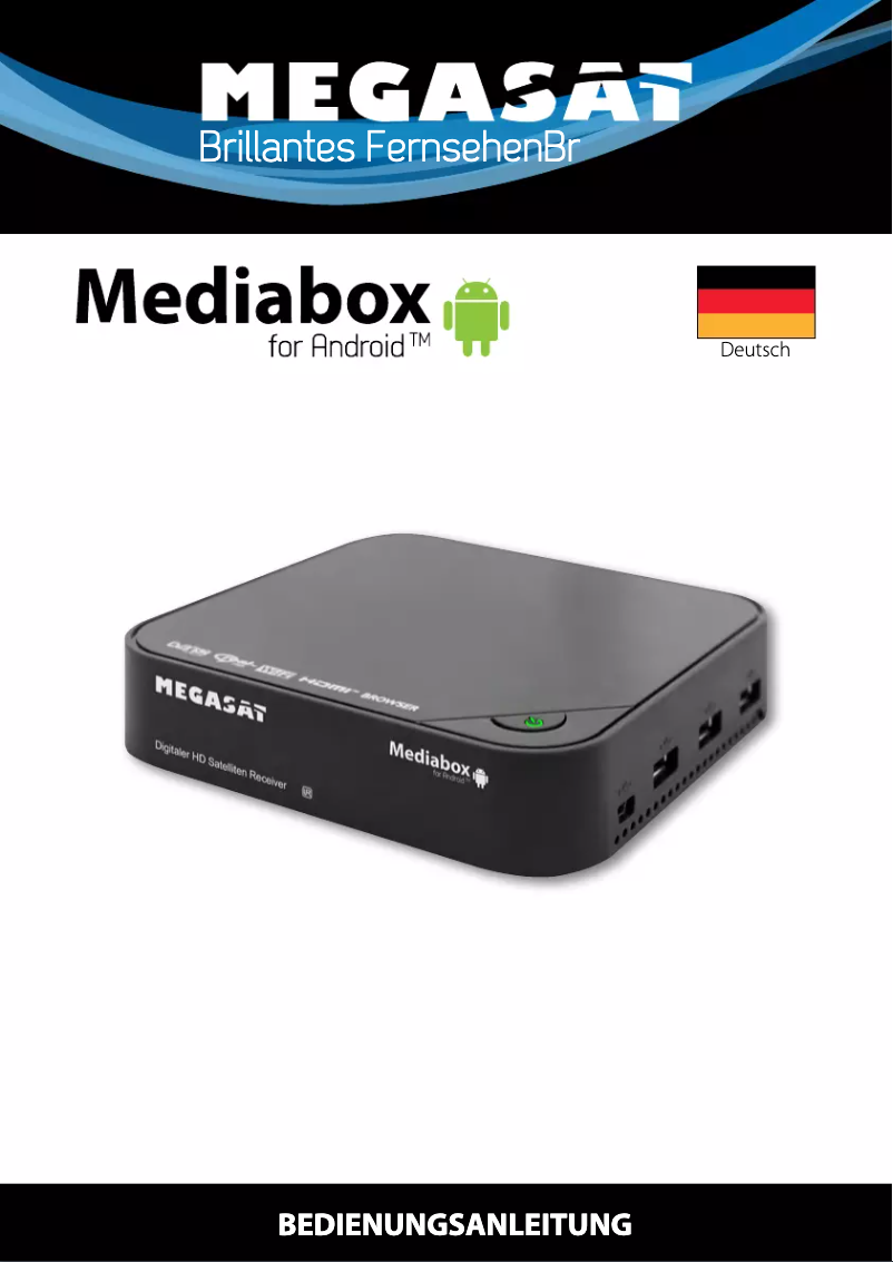 Image de la première page du manuel de l'appareil Mediabox Android