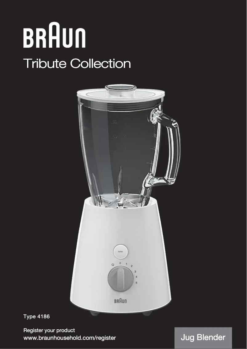 Image de la première page du manuel de l'appareil TributeCollection JB 3010