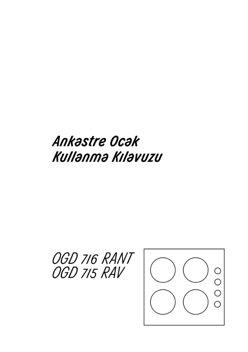 Image de la première page du manuel de l'appareil OGD 715 RAV