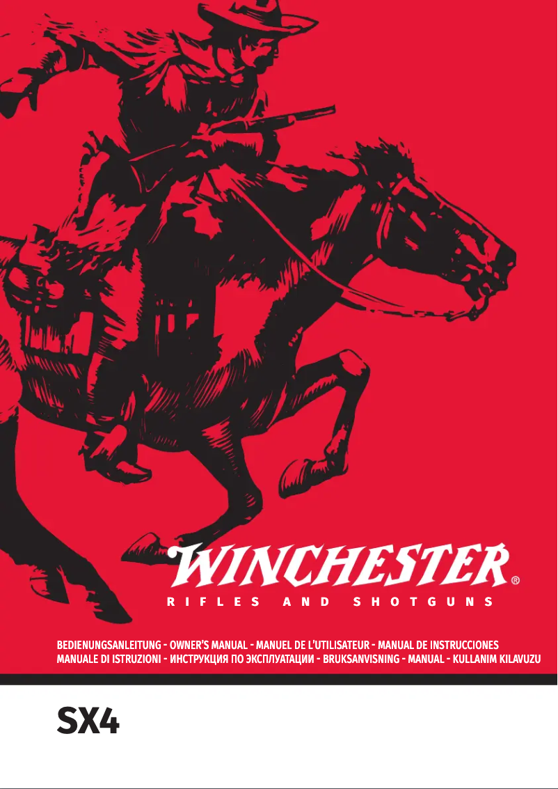 Page 1 de la notice Manuel utilisateur Winchester SX4