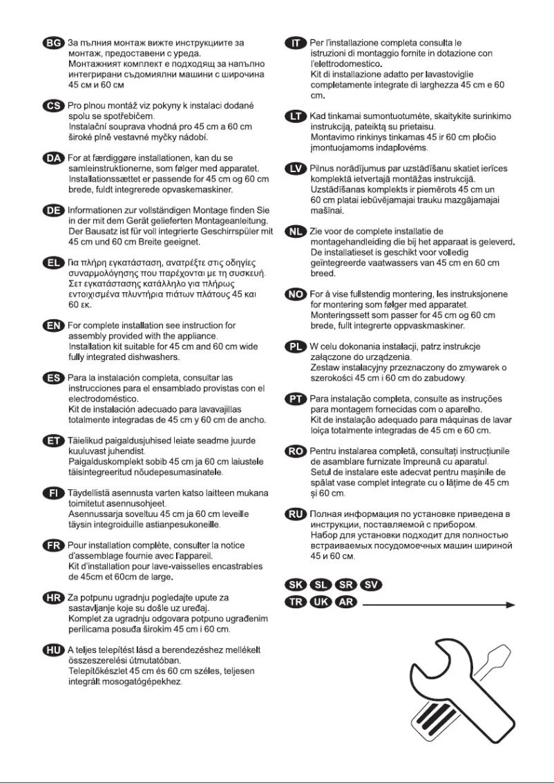 Page 1 de la notice Manuel utilisateur Electrolux M2DK2