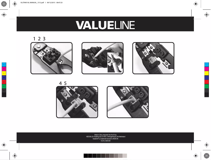 Image de la première page du manuel de l'appareil VLCP89510L