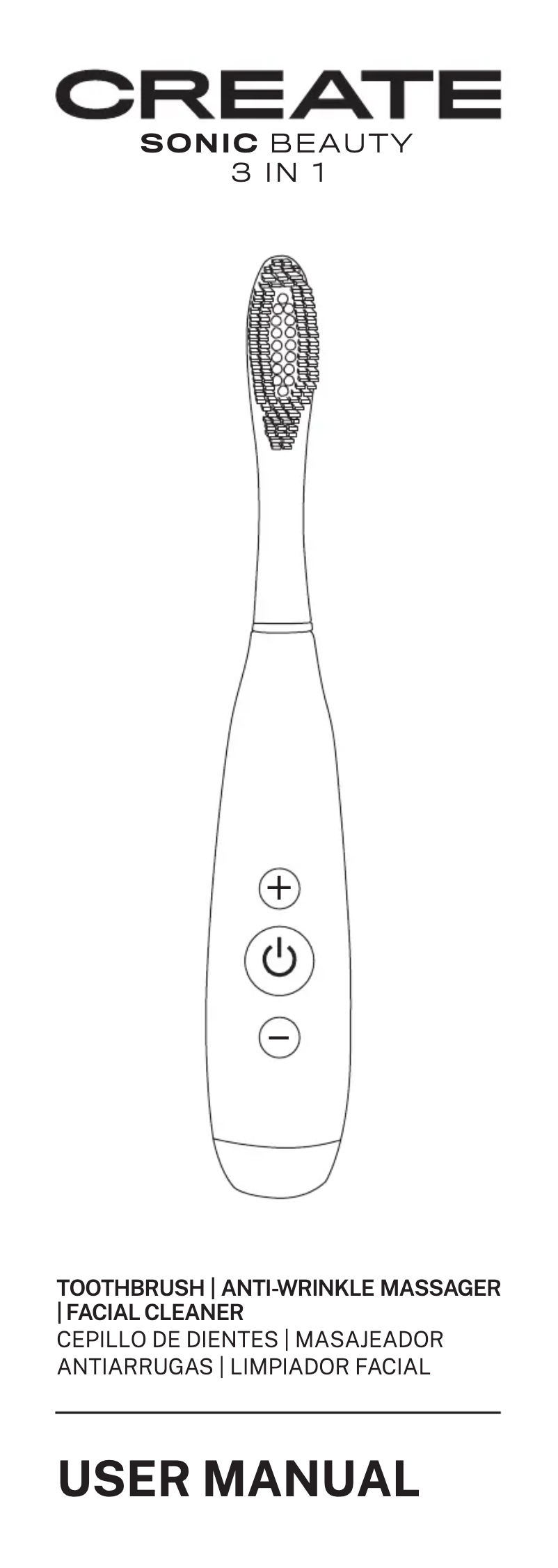 Image de la première page du manuel de l'appareil Sonic Beauty