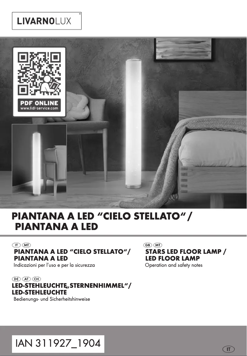Page n°1 - Manuel utilisateur Livarno Lux IAN 317420