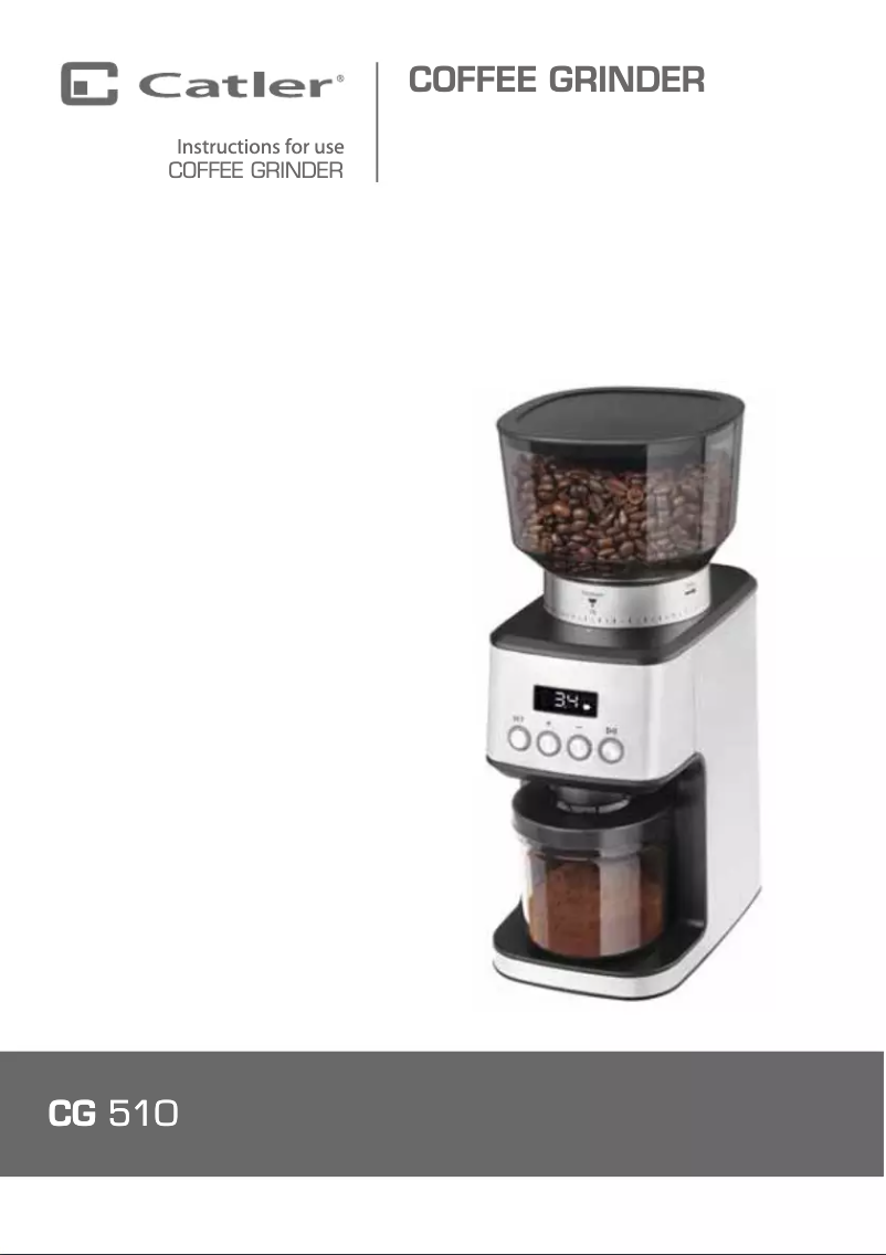 Page 1 de la notice Manuel utilisateur Catler CG 510