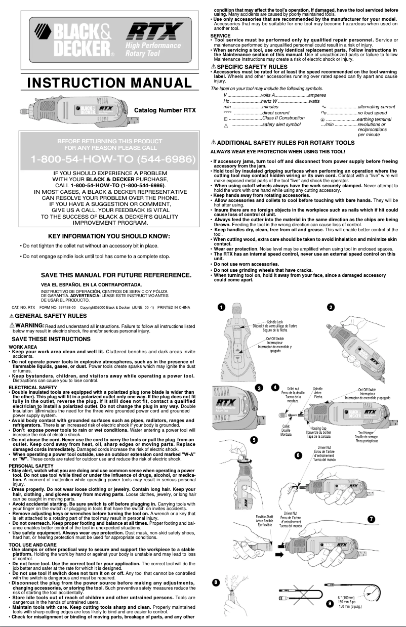 Imagen de la primera página del manual del dispositivo RTX-4