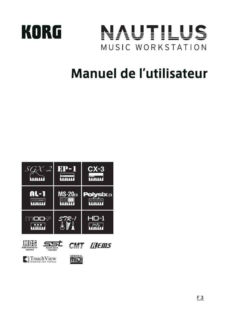 Image de la première page du manuel de l'appareil Nautilus 88 AT