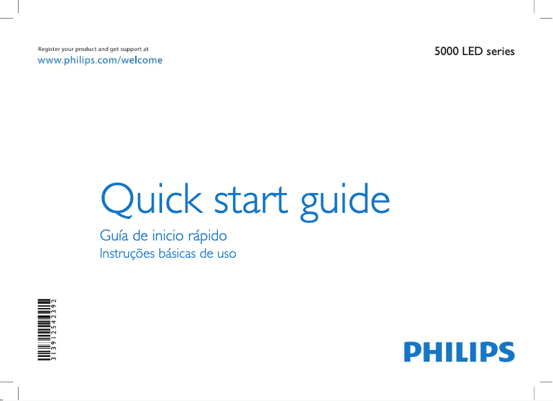 Page 1 de la notice Manuel utilisateur Philips 40PFL5606D