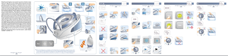 Page 1 de la notice Manuel utilisateur Tefal Express Essential SV6115