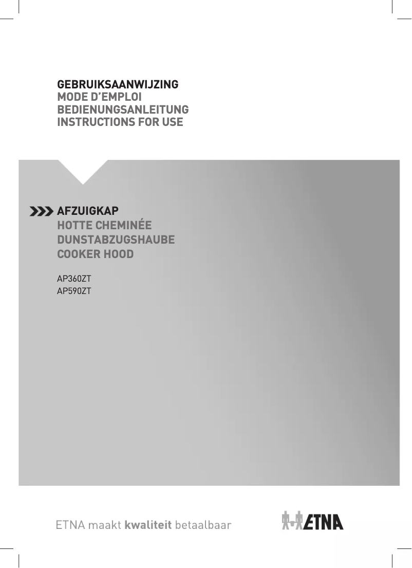Image de la première page du manuel de l'appareil AP590ZT