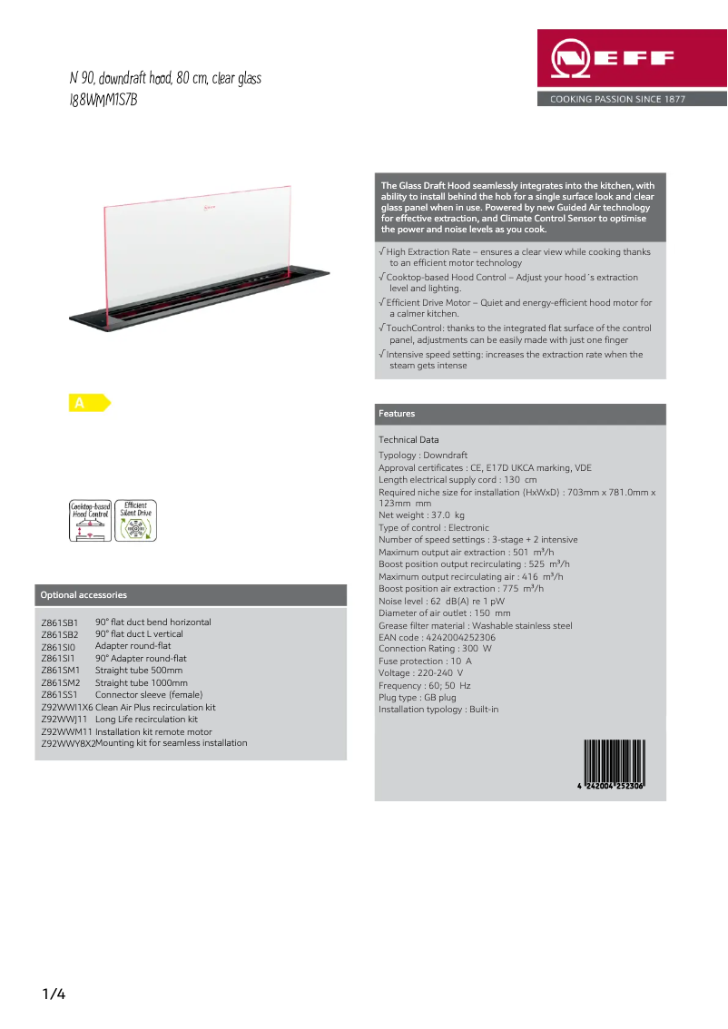 Image de la première page du manuel de l'appareil I88WMM1S7B