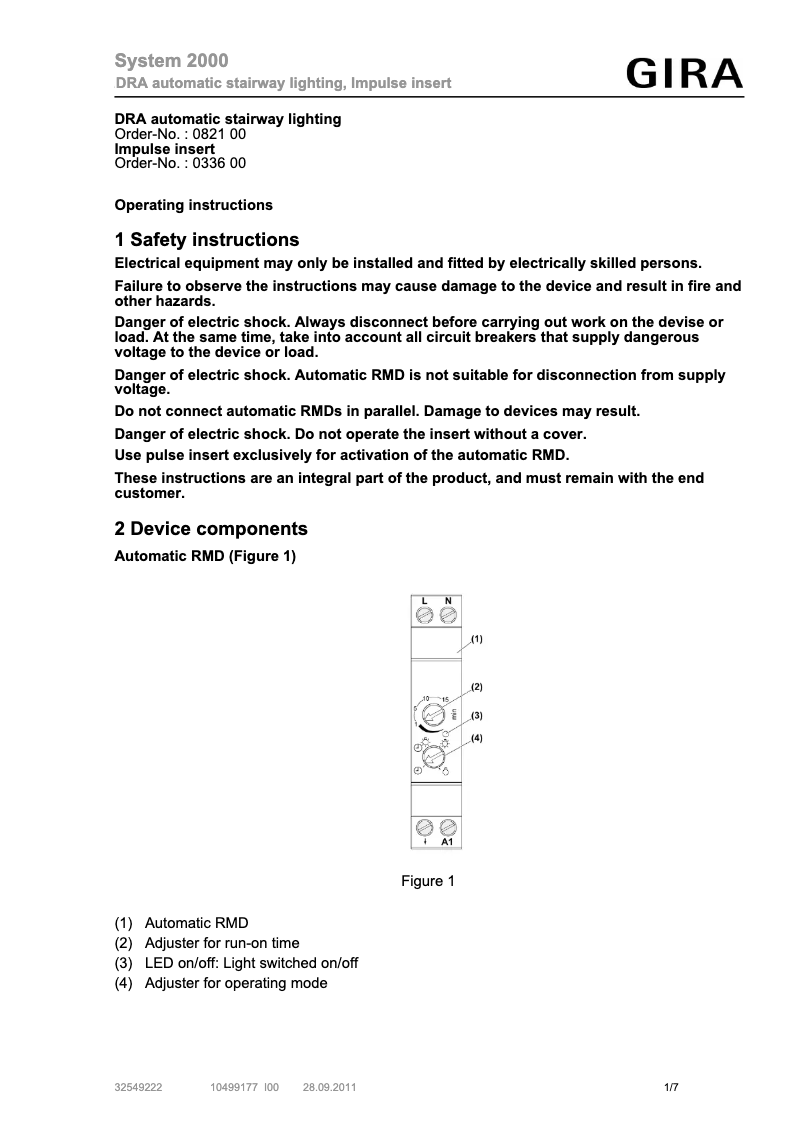Imagen de la primera página del manual del dispositivo 033600