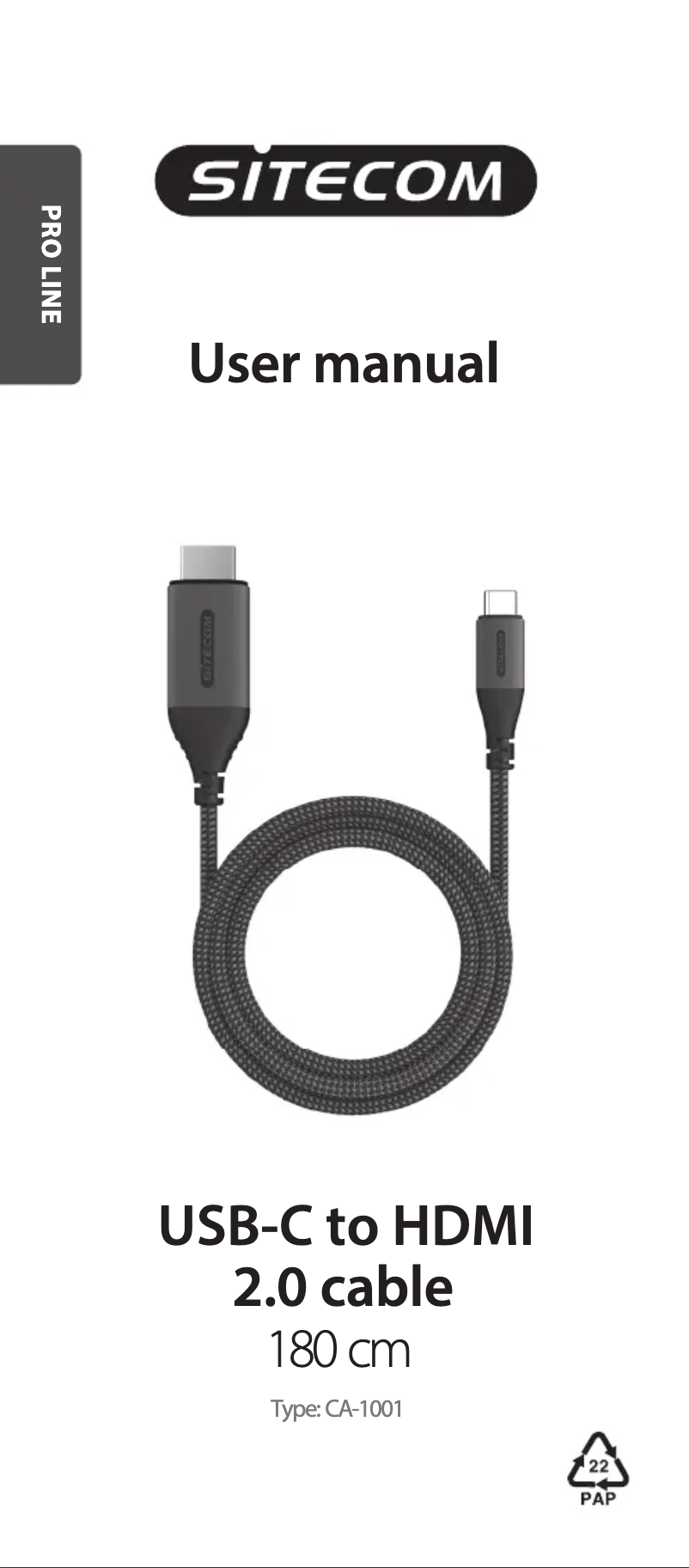 Page n°1 - Manuel utilisateur Sitecom CA-1001