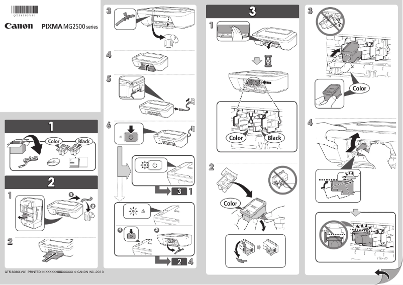 Page n°1 - Manuel utilisateur Canon PIXMA MG2550