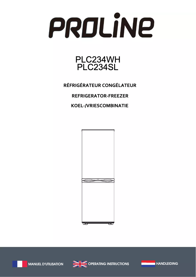 Page n°1 - Manuel utilisateur Proline PLC234WH