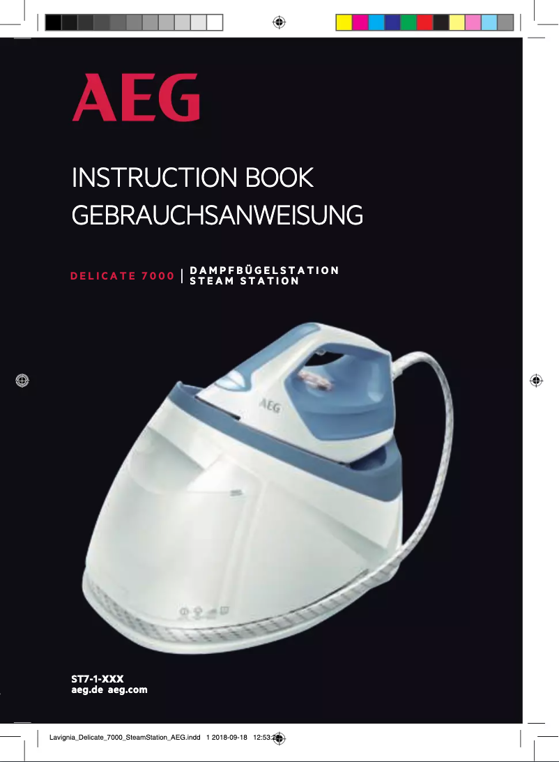 Página 1 del manual Manual de usuario AEG Delicate 7000 ST7-1-4LG
