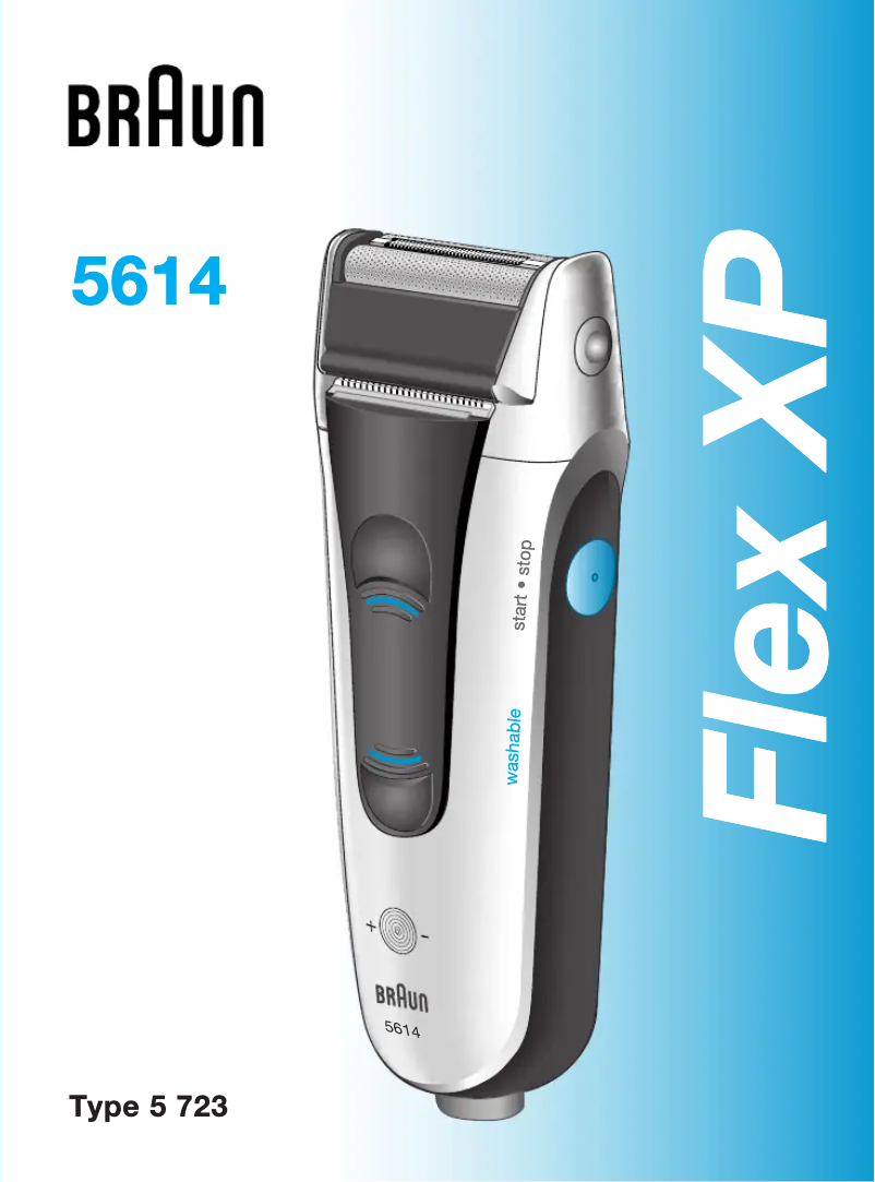 Page 1 de la notice Manuel utilisateur Braun Flex XP 5614