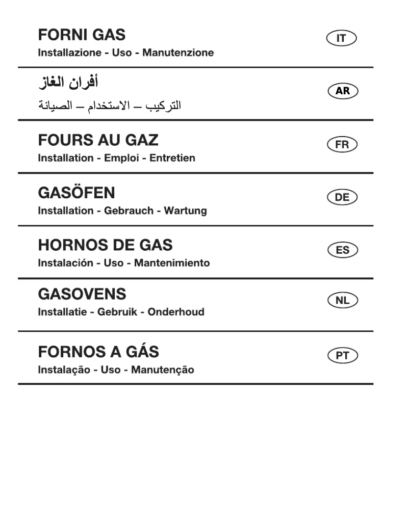 Page 1 de la notice Manuel utilisateur Candy CGEGFC3