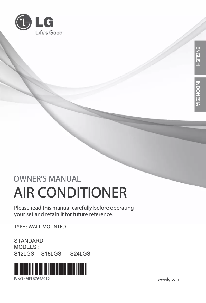 Page 1 de la notice Manuel utilisateur LG SN18S