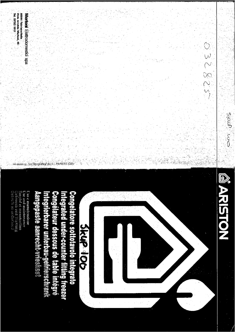 Image de la première page du manuel de l'appareil SKUP 100