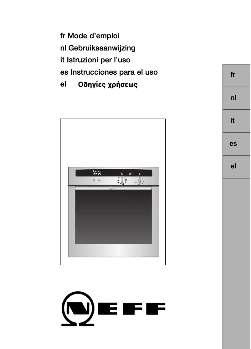 Page 1 de la notice Manuel utilisateur Neff B1841N2