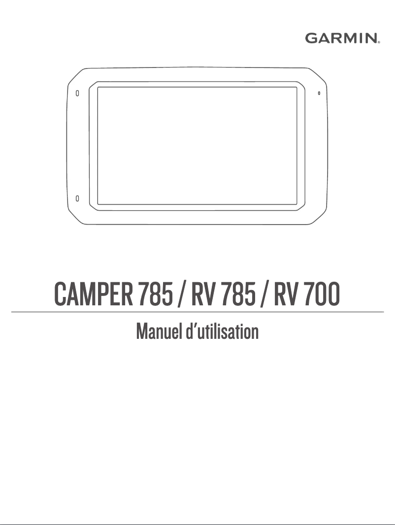 Image de la première page du manuel de l'appareil RV 785