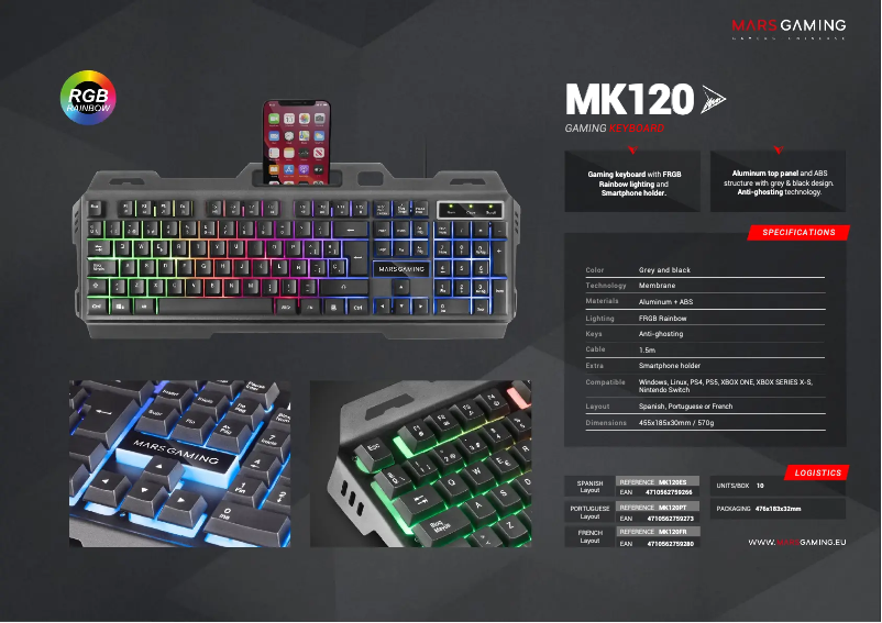 Image de la première page du manuel de l'appareil MK120