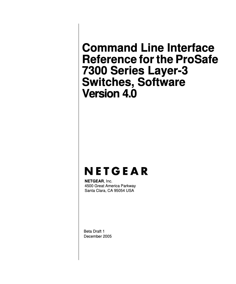 Page n°1 - Manuel utilisateur Netgear GSM7312