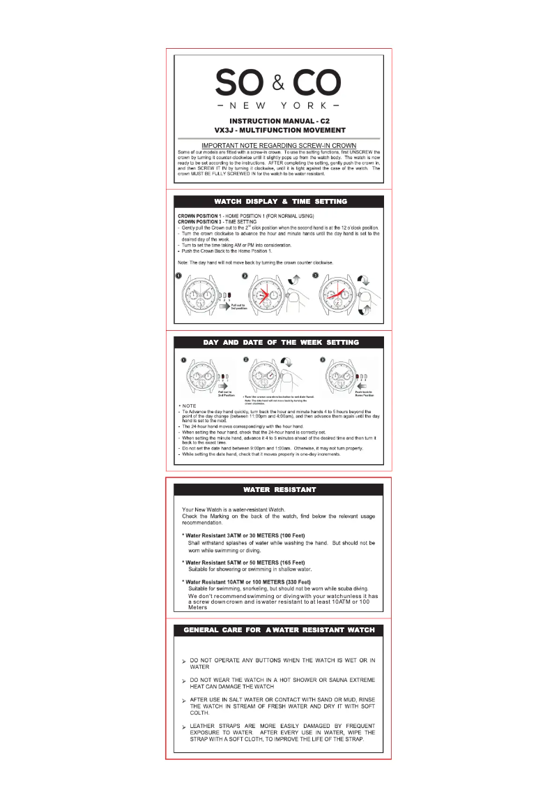 Image de la première page du manuel de l'appareil Madison 5216L