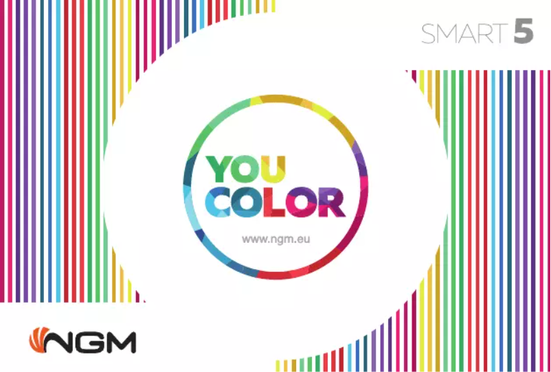 Page 1 de la notice Manuel utilisateur NGM-Mobile You Color Smart 5 Plus